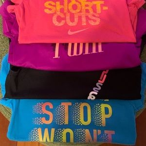 Lot of 4 Girl’s Athletic Tshirts